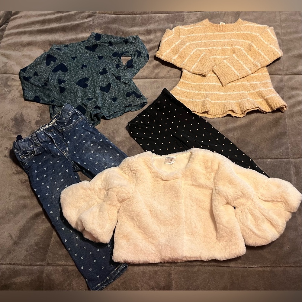 Cat & Jack Kids Matching Sets - Blue, Tan, Cream, Black